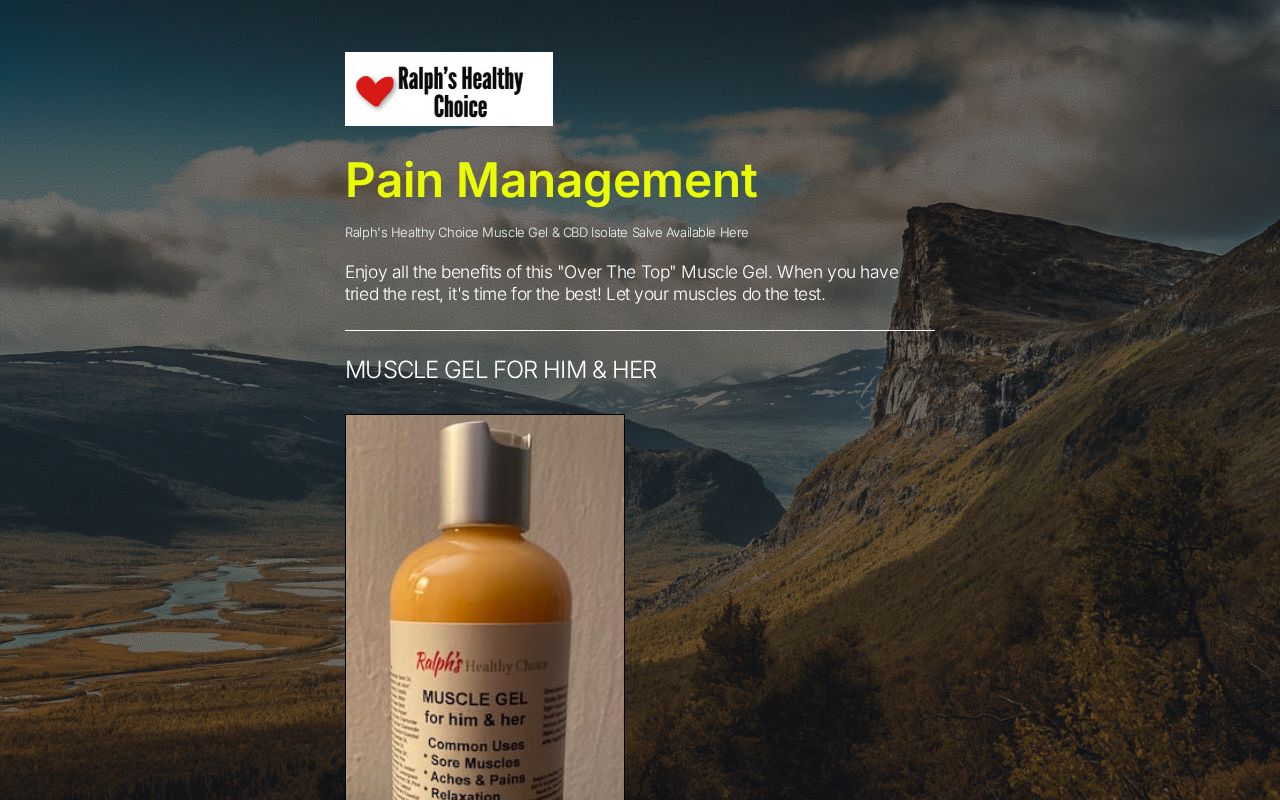 Ralphs Healthy Choice Muscle Gel